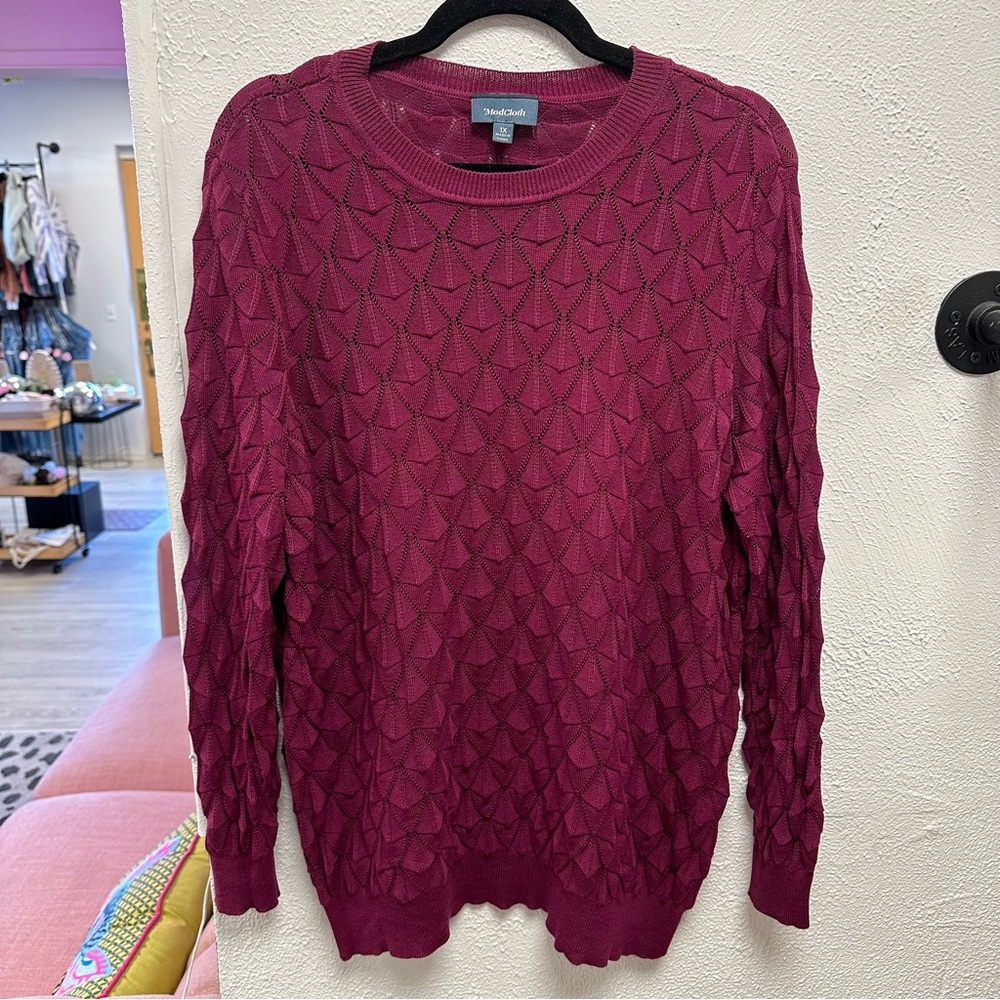 ModCloth burgundy sweater